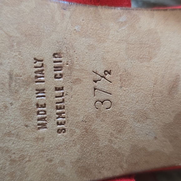 Red Celine sandal size 37.5 - Picture 7 of 9